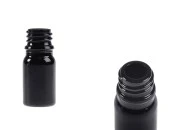 Staklena crna bočica za etarska ulja 5mL, sa grlom PP18 Staklena crna bočica za etarska ulja 5mL, sa grlom PP18-slika_proizvoda