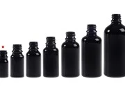 Staklena crna bočica za etarska ulja 5mL, sa grlom PP18 Staklena crna bočica za etarska ulja 5mL, sa grlom PP18-grupa_slika