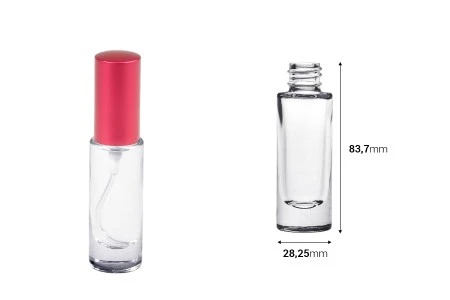 Cilindrična staklena bočica 15mL sa grlom PP18-2