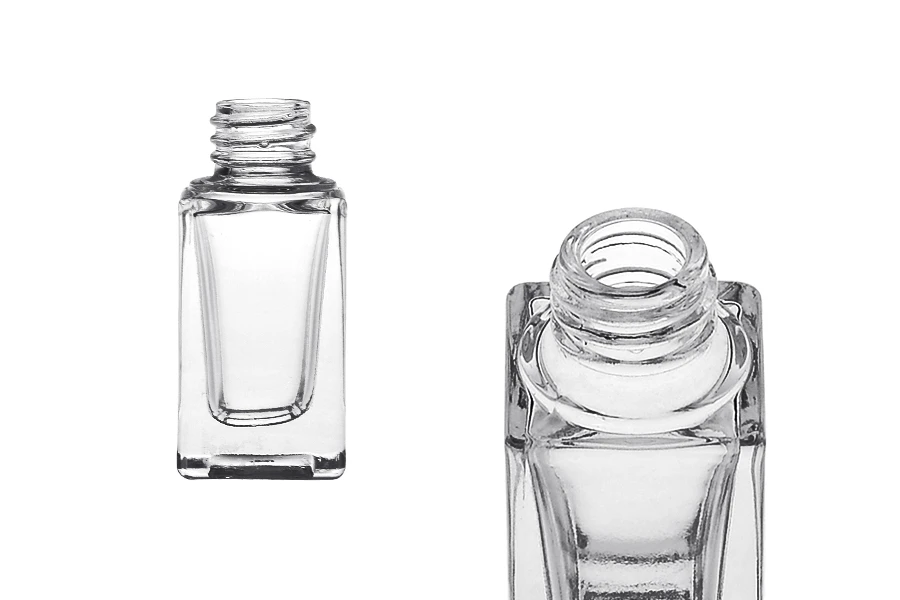 Četvrtasta staklena bočica 10mL sa grlom PP18 Četvrtasta staklena bočica 10mL sa grlom PP18