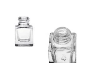 Kockasta staklena bočica 5mL sa grlom PP18 Kockasta staklena bočica 5mL sa grlom PP18