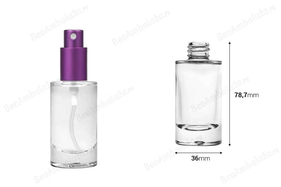 Staklena bočica 30mL sa grlom PP18-dimenzije_slike