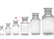 Farmaceutska bočica 125 ml providna sa staklenim poklopcem Farmaceutska bočica 125 ml providna sa staklenim poklopcem