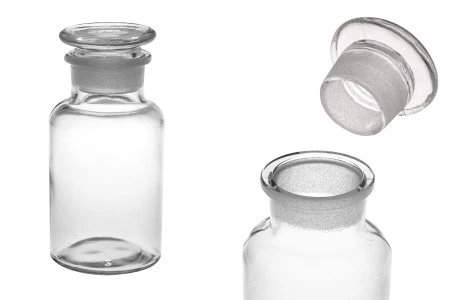 Farmaceutska bočica 250 ml providna sa staklenim poklopcem-1