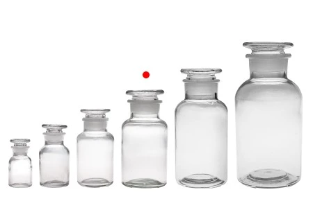 Farmaceutska bočica 250 ml providna sa staklenim poklopcem-5