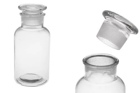 Farmaceutska bočica 500 ml providna sa staklenim poklopcem-1