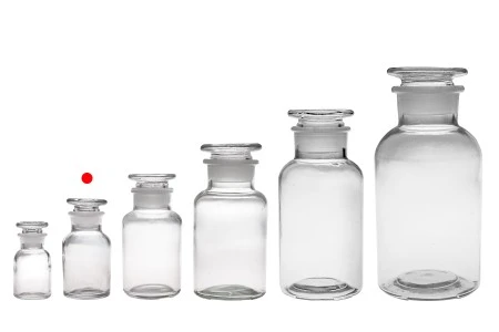 Farmaceutska bočica 60 ml providna sa staklenim poklopcem-5
