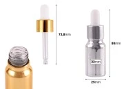 Staklena bočica od 10 mL sa pipetom za kozmetičke proizvode Staklena bočica od 10 mL sa pipetom za kozmetičke proizvode