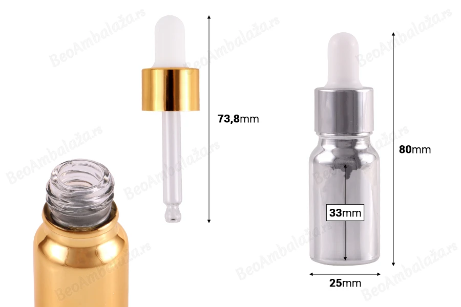 Staklena bočica od 10 mL sa pipetom za kozmetičke proizvode-dimenzije_slike