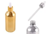 Staklena bočica od 100 mL sa pipetom za kozmetičke proizvode