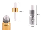 Staklena bočica od 5 mL sa pipetom za kozmetičke proizvode Staklena bočica od 5 mL sa pipetom za kozmetičke proizvode