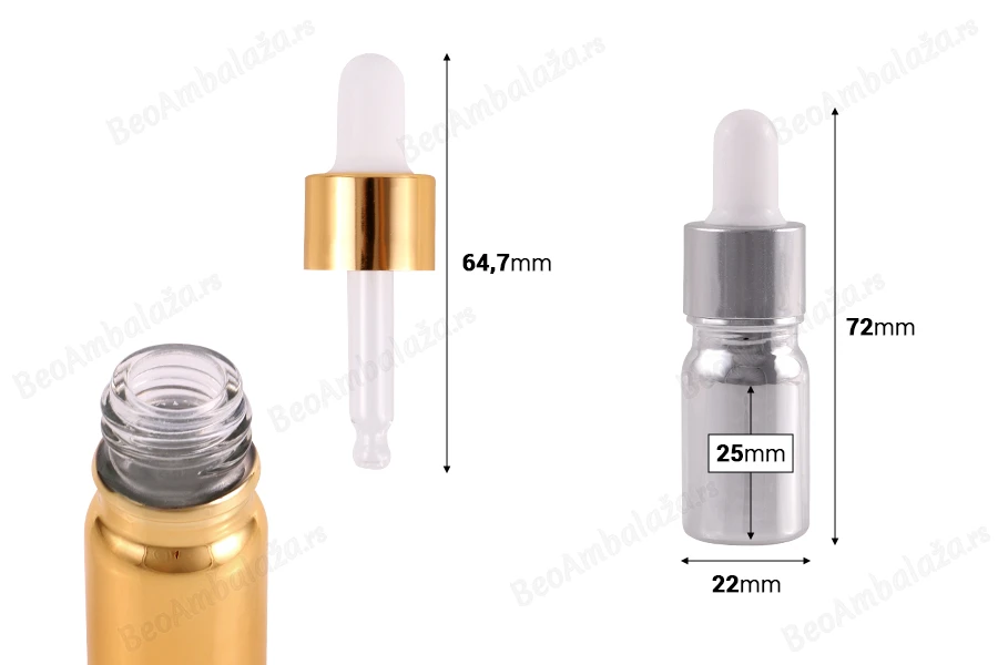 Staklena bočica od 5 mL sa pipetom za kozmetičke proizvode-dimenzije_slike