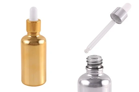 Staklena bočica od 50 mL sa pipetom za kozmetičke proizvode-1