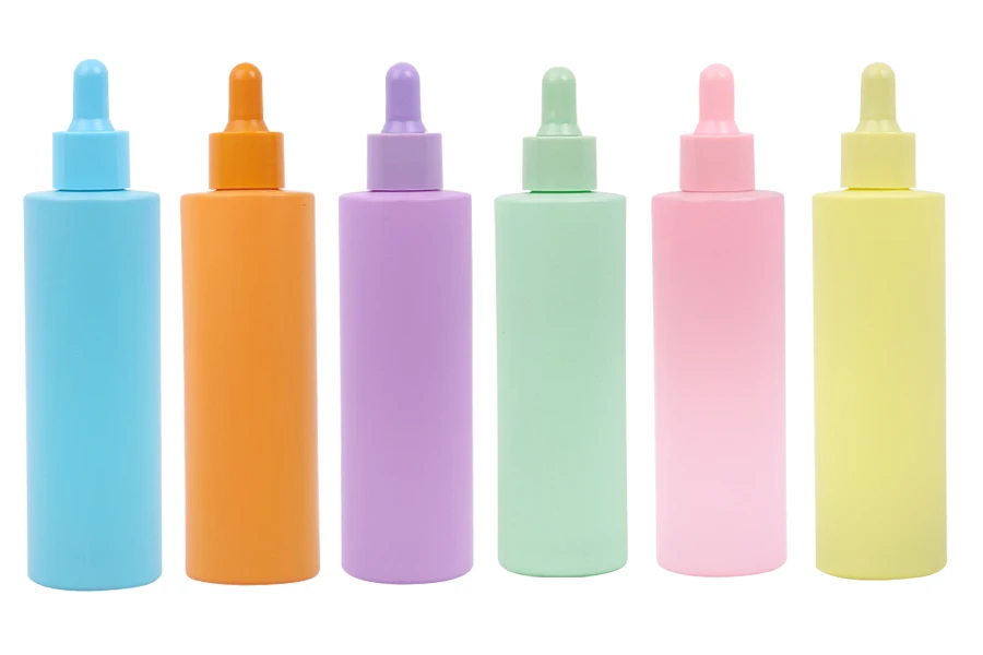 Staklena bočica od 100mL sa pipetom u MAT pastelnim bojama