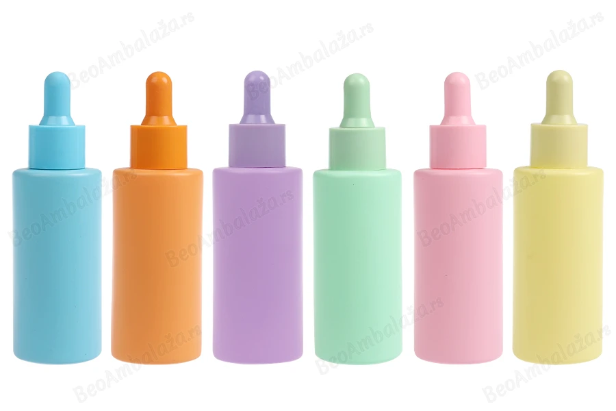 Staklena bočica od 50mL sa pipetom u MAT pastelnim bojama-slika_proizvoda
