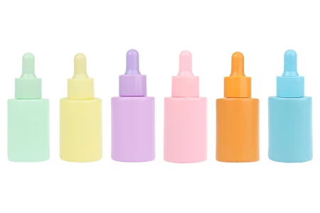 Staklena bočica od 30mL sa pipetom u MAT pastelnim bojama i sa drenažnim elementom-1