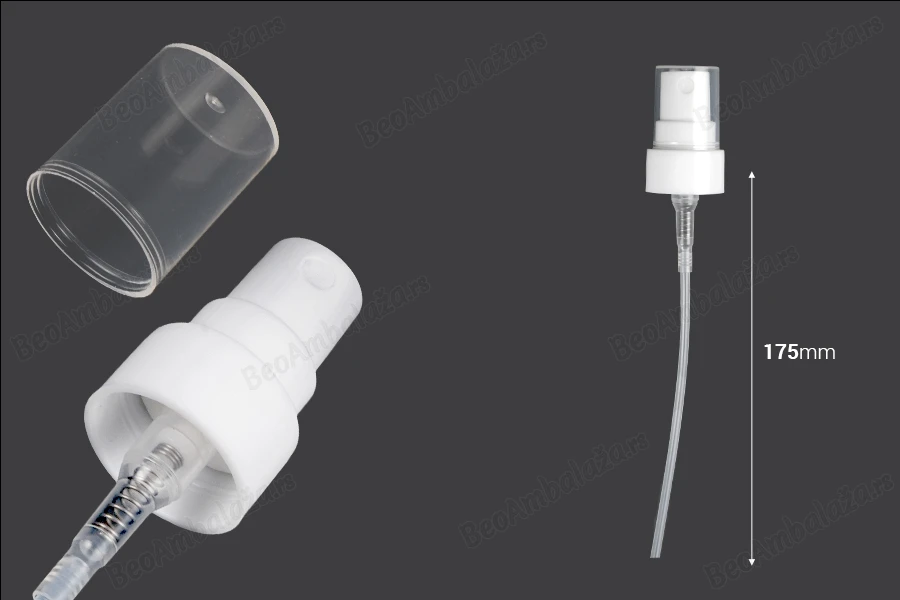 Plastični sprej sa zatvaračem, sa Crimp 20 mm sigurnosnim zatvaranjem-dimenzije_slike