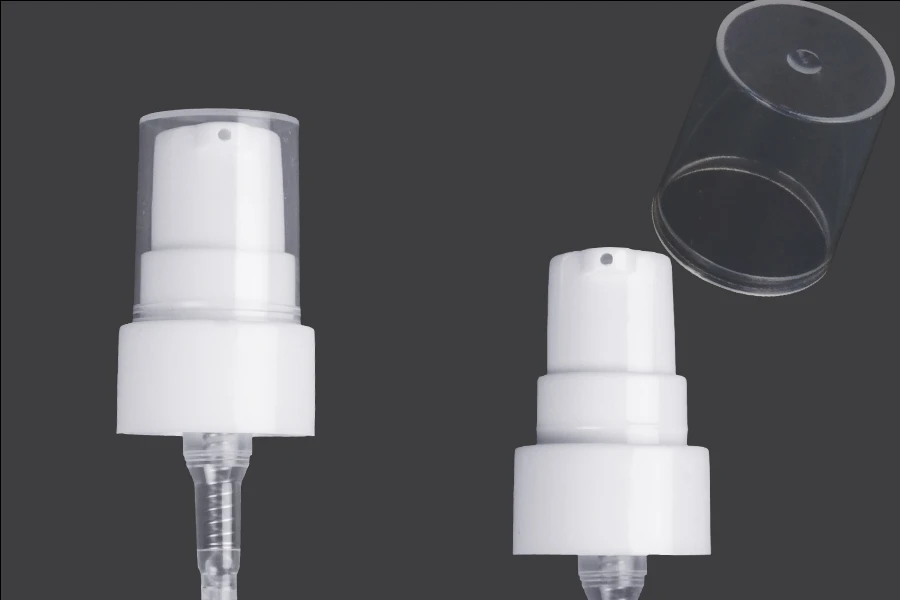 Plastična pumpica za kreme sa zatvaračem, sa Crimp 20 mm sigurnosnim zatvaranjem