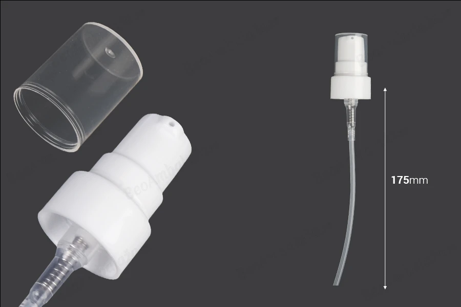 Plastična pumpica za kreme sa zatvaračem, sa Crimp 20 mm sigurnosnim zatvaranjem-dimenzije_slike