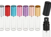 Staklena providna bočica 10mL za parfem sa sprejom i aluminijumskim poklopcem - 6 kom Staklena providna bočica 10mL za parfem sa sprejom i aluminijumskim poklopcem - 6 kom