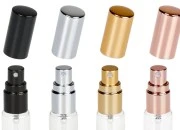 Staklena providna bočica 10mL za parfem sa sprejom i aluminijumskim poklopcem - 6 kom Staklena providna bočica 10mL za parfem sa sprejom i aluminijumskim poklopcem - 6 kom