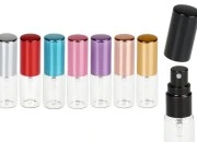 Staklena bočica 5mL za parfem sa sprejom i aluminijumskim poklopcem - 6 kom Staklena bočica 5mL za parfem sa sprejom i aluminijumskim poklopcem - 6 kom