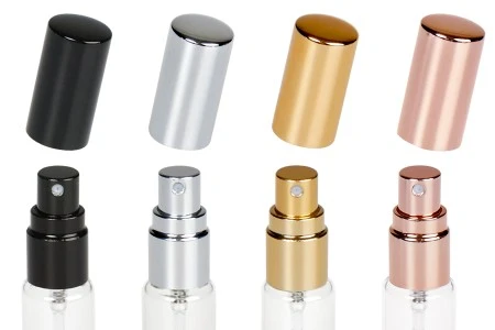 Staklena bočica 5mL za parfem sa sprejom i aluminijumskim poklopcem - 6 kom-3