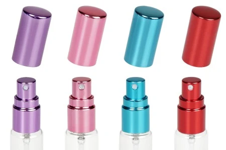 Staklena bočica 5mL za parfem sa sprejom i aluminijumskim poklopcem - 6 kom-5