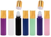 Staklena roll-on bočica 10mL sa staklenom kuglicom, u raznim MAT bojama