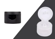 Plastični flip top zatvarač PP24 u crnoj ili beloj boji