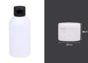 Plastični flip top zatvarač PP24 u crnoj ili beloj boji