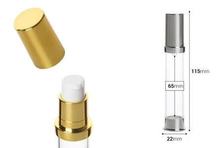 Airless akrilna flašica 15mL za kreme - 12 kom-2