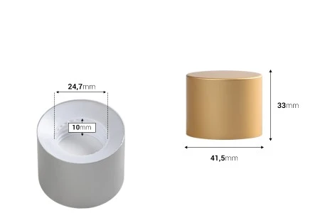Plastični poklopac PP24 sa aluminijumskim premazom i unutrašnjim zaptivačem-3