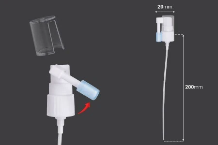 Plastični sprej 18/410 za lokalno raspršivanje, sa providnim zatvaračem i zaštitinim poklopcem na mlaznici-2