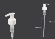 Plastična bela pumpica 24/410 za kreme, losione ili šampone sa zaštitnim mehanizmom
