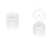 Plastični providni flip top zatvarač PP18 Plastični providni flip top zatvarač PP18