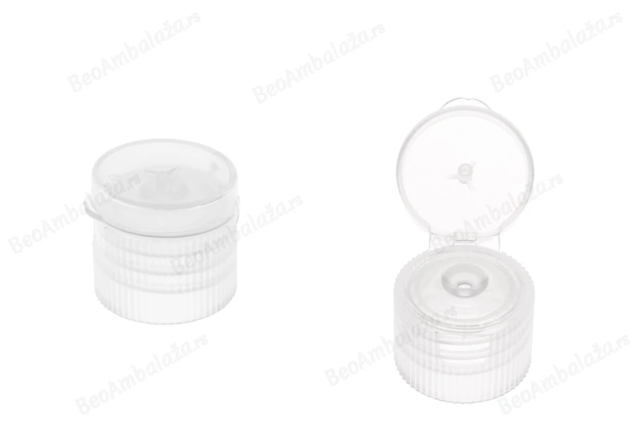 Plastični providni flip top zatvarač PP18-slika_proizvoda