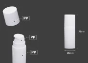 Airless plastična bela bočica 10mL za kreme - 12 kom Airless plastična bela bočica 10mL za kreme - 12 kom