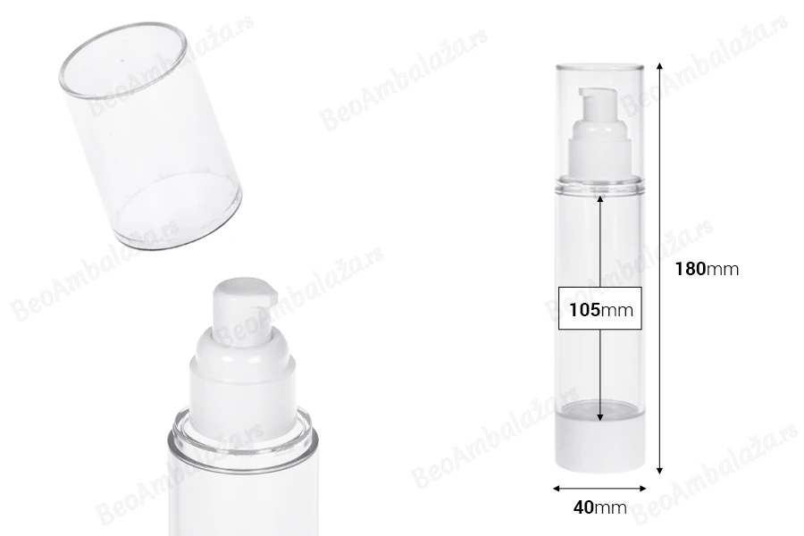 Airless akrilna bočica 100mL za kreme-dimenzije_slike