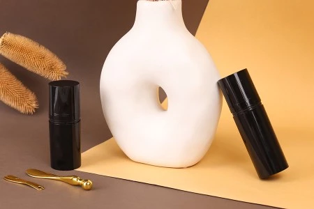Airless crna plastična bočica 50mL za kreme - 12 kom-6