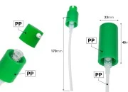 Plastična pumpica PP18/410 za kreme sa spoljnom oprugom, pogodna za kreme Plastična pumpica PP18/410 za kreme sa spoljnom oprugom, pogodna za kreme