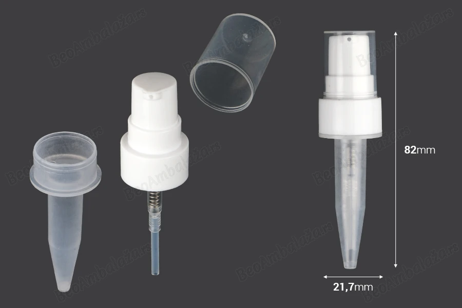 Plastična tester flašica sa pumpicom za kreme 2mL - 50 kom-dimenzije_slike
