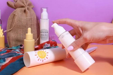 Plastična bočica 100mL za kremu, sa pumpicom i belim zatvaračem-3