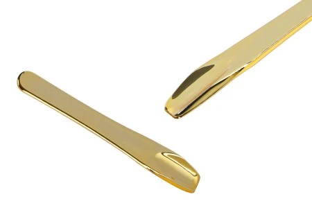 Plastična spatula za kreme (ABS) 70,5 mm u zlatnoj boji - 24 kom-1
