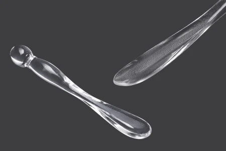 Providna plastična spatula za kreme (PS) 78 mm sa kuglicom na kraju - 50 kom-1