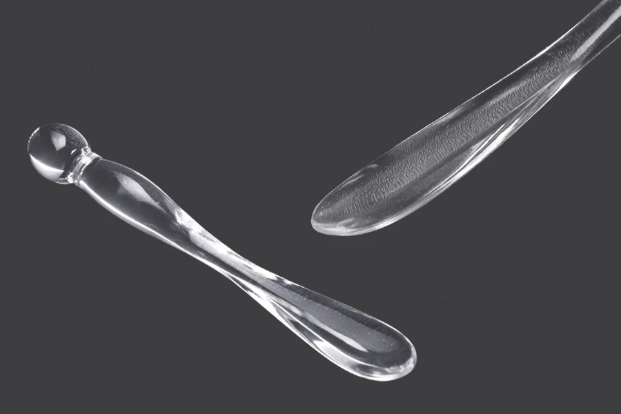 Providna plastična spatula za kreme (PS) 78 mm sa kuglicom na kraju - 50 kom-slika_proizvoda