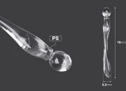 Providna plastična spatula za kreme (PS) 78 mm sa kuglicom na kraju - 50 kom