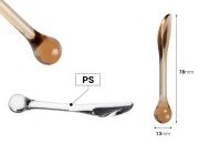 Plastična spatula za kreme (PS) 78 mm sa okruglim krajem - 50 kom Plastična spatula za kreme (PS) 78 mm sa okruglim krajem - 50 kom