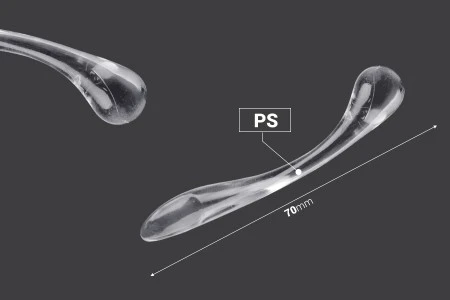 Plastična providna spatula za kreme (PS) 70 mm - 50 kom-2