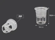 Plastični unutrašnji regulator toka za bočice za etarska ulja sa grlom PP18 - 50 kom